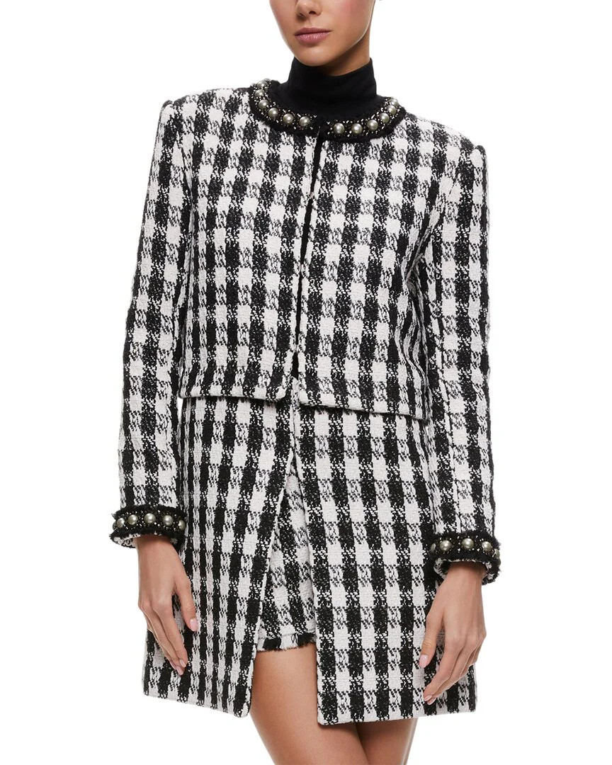 alice + olivia Deon Two-Fer Separating Box Jacket | Shop Simon