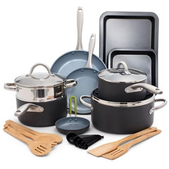 Lima Ceramic Nonstick 18-Piece Cookware Set | GreenPan