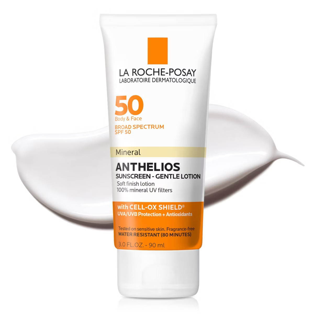 La Roche Posay Anthelios Body and Face Soft Finish Mineral Sunscreen Lotion - SPF 50 - 3.04 fl oz | Target