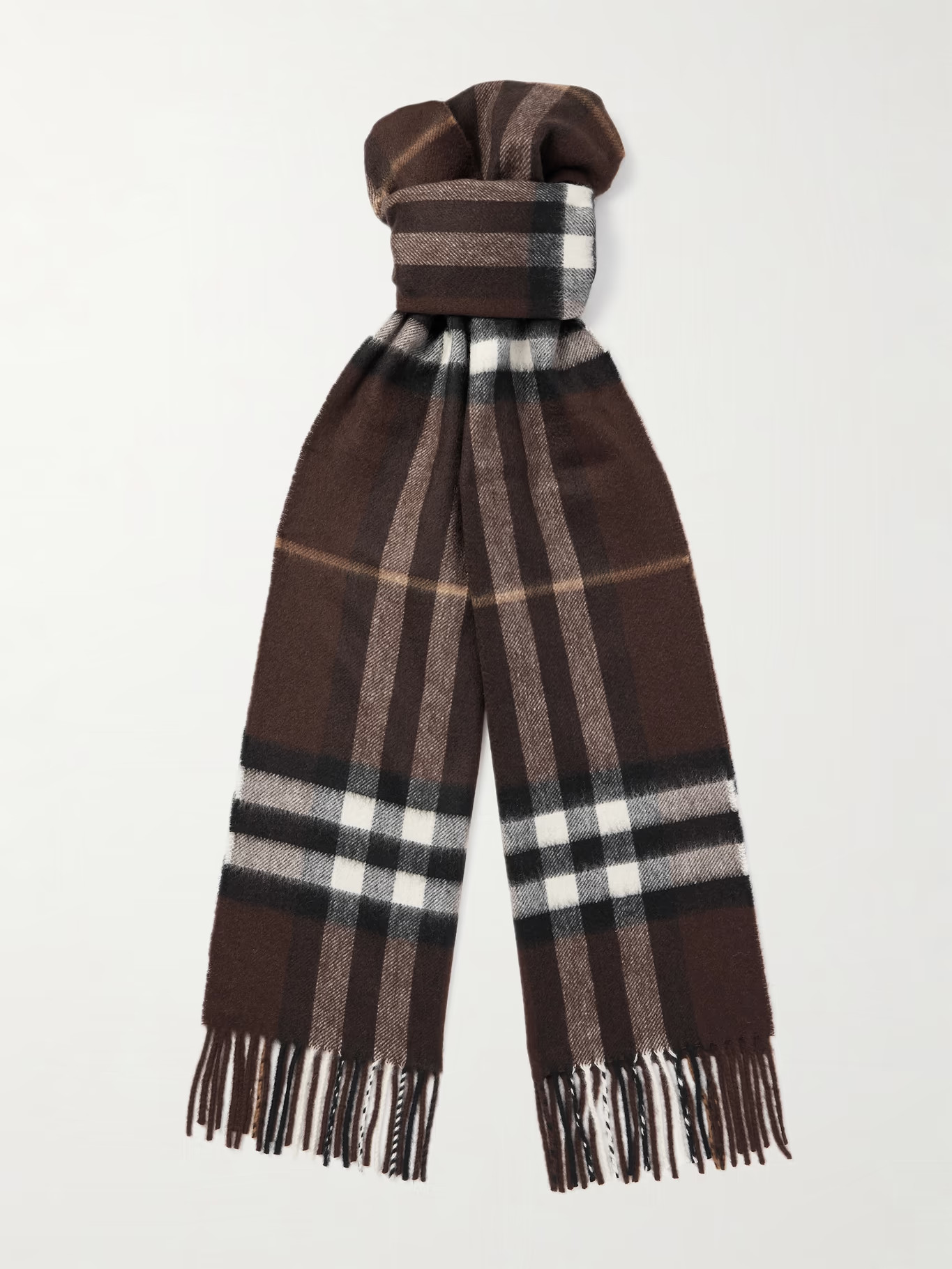 Fringed Checked Cashmere Scarf | Mr Porter (EMEA)