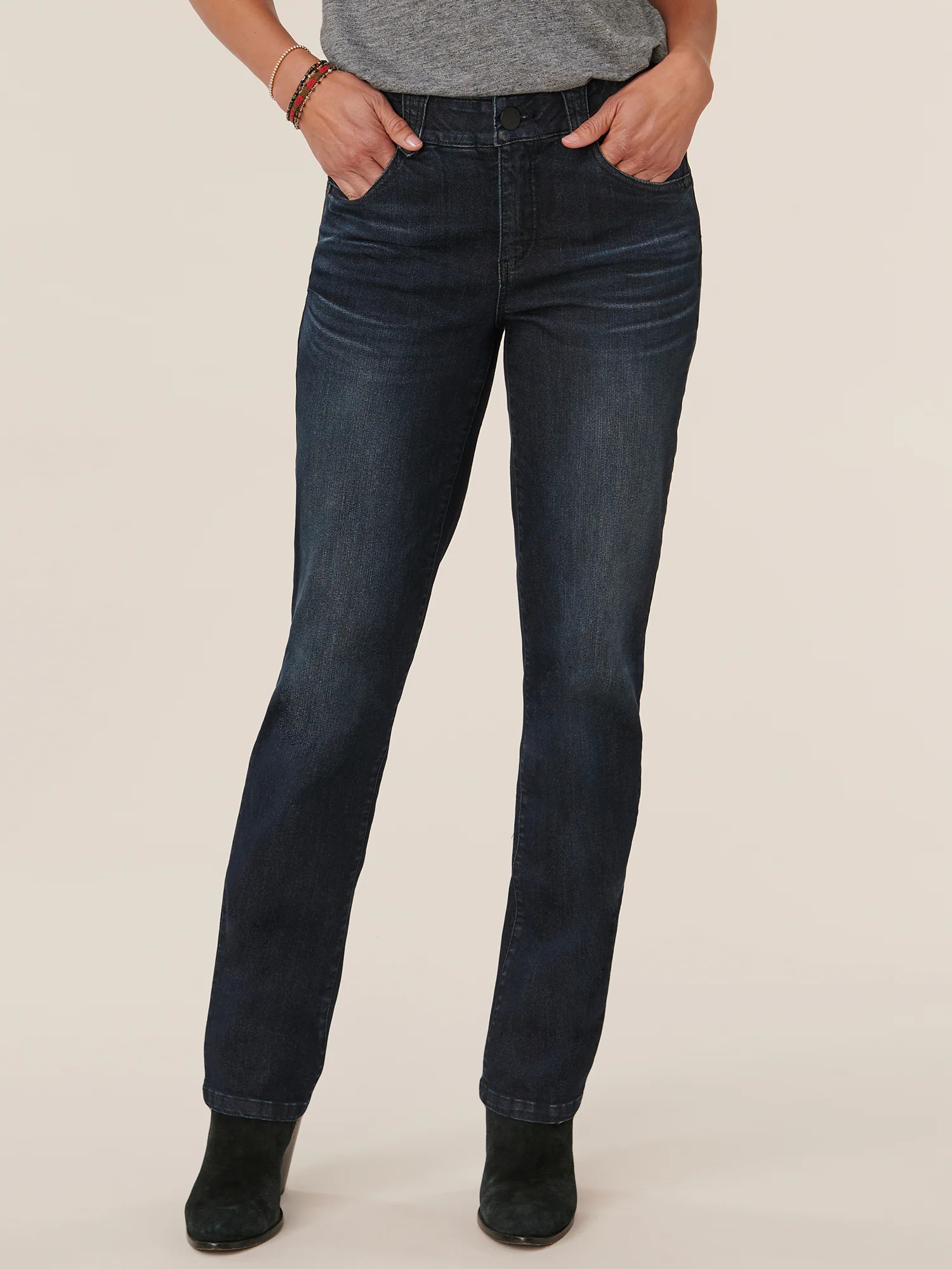 "Ab"solution® 33" Inseam Straight Leg Artisanal Denim Tall Jeans | Democracy Clothing