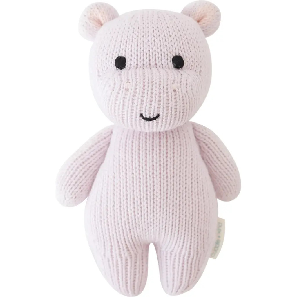 cuddle+kind Baby Hippo Stuffed Animal in Lavender at Nordstrom | Nordstrom