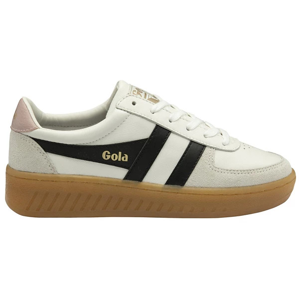 Women's Gola Grandslam Elite Shoes 9.5 White/Black/Chalk Pink | Scheels