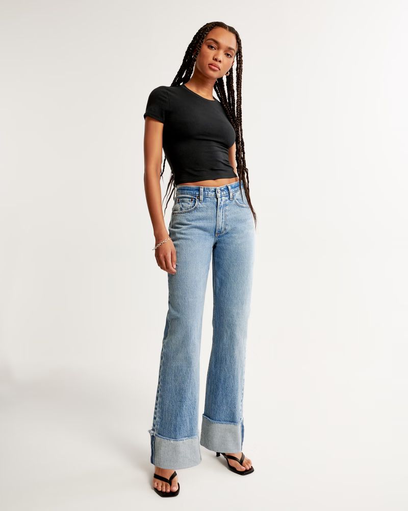 Mid Rise Baggy Jean | Abercrombie & Fitch (US)