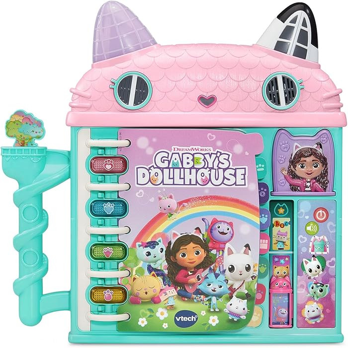 VTech Gabby’s Dollhouse Cat-a-Vator Discovery Book | Amazon (US)