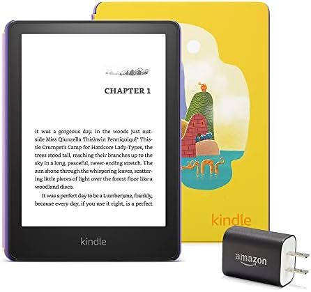 Kindle Paperwhite Kids Essentials Bundle Including Kindle Kids Device - (16 GB), Kids Cover - Rob... | Amazon (US)