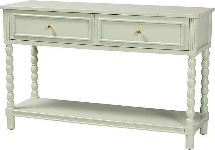 Bali & pari Karnia Console Table with Spindle Legs - 2-Drawer Accent Table with Turned Detailing ... | Amazon (US)