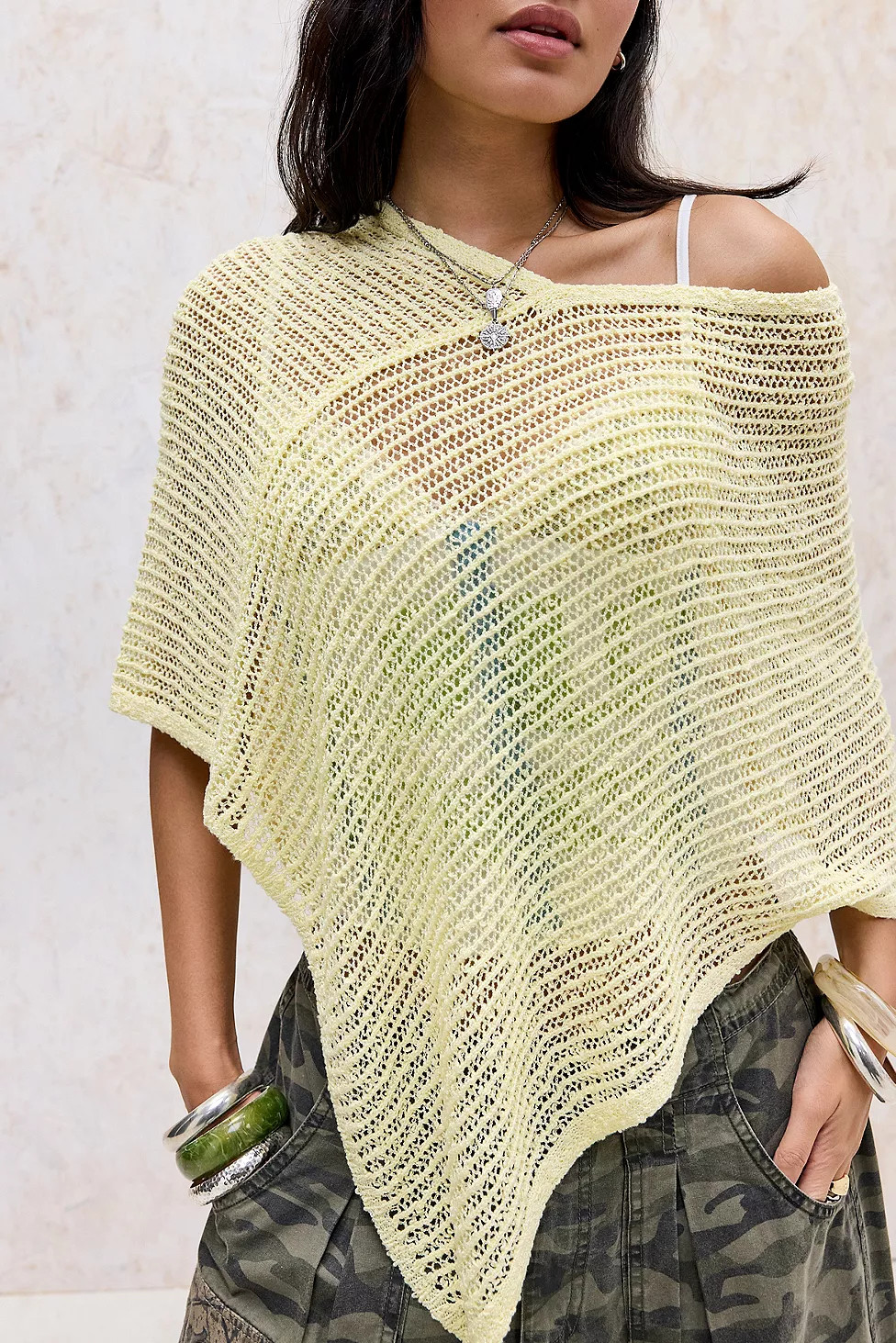 UO Knit Cape | Urban Outfitters UK