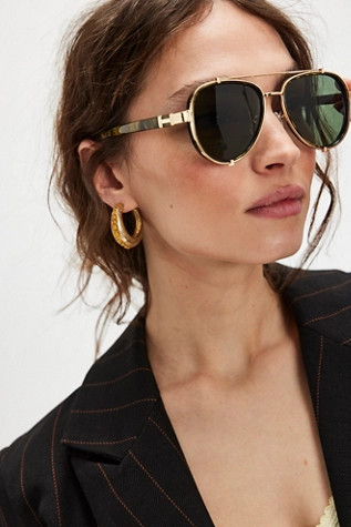Wesley Oversized Aviator Sunglasses | Free People (Global - UK&FR Excluded)