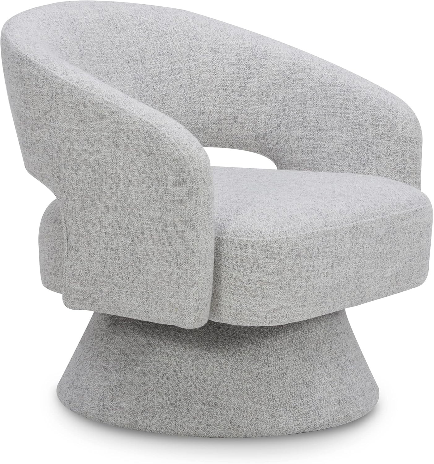 CHITA Swivel Accent Chair Armchair, Fabric Barrel Chair for Living Room Bedroom, White (Multi-Col... | Amazon (US)