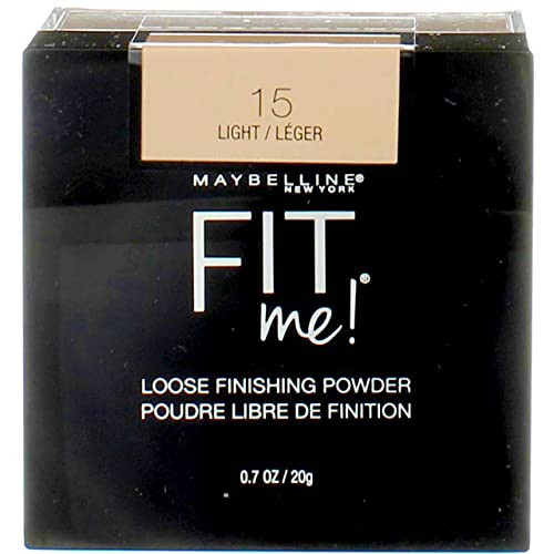 Maybelline Fit Me Loose Finishing Powder, 15 Light, 0.7 oz (Pack of 2) | Amazon (US)