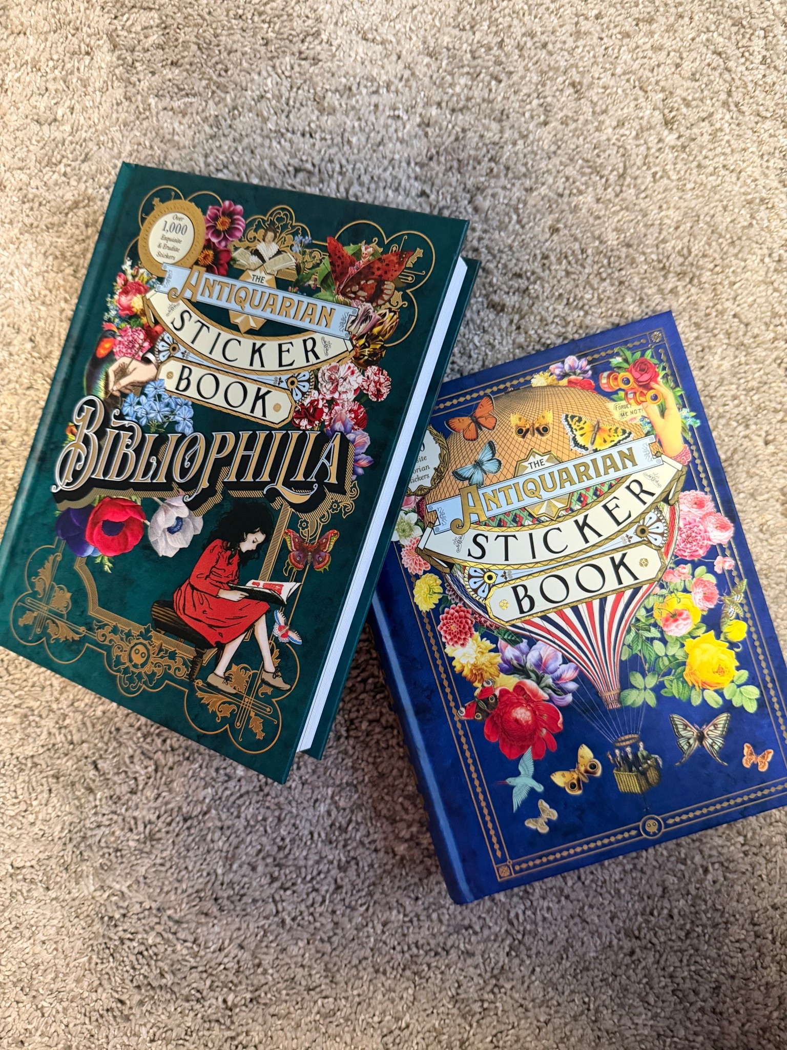 The antiquarian sticker book bibliophila 🤩 the most stunning stickers! Over 1000 exquisite stickers. With a full alphabet! Would be great for scrapbooking, free-hand journaling, and junk journaling. 