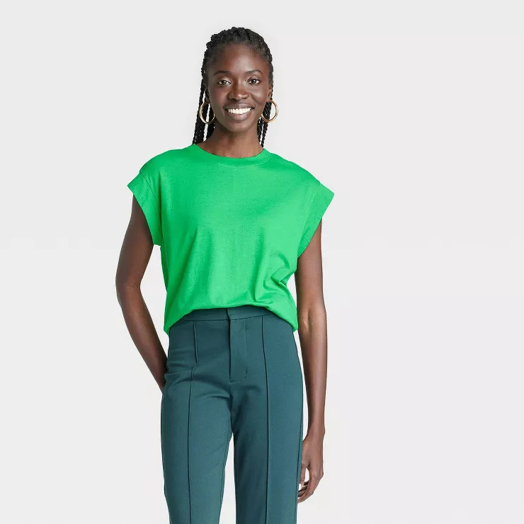 Women's Extended Shoulder Tee - A New Day™ | Target