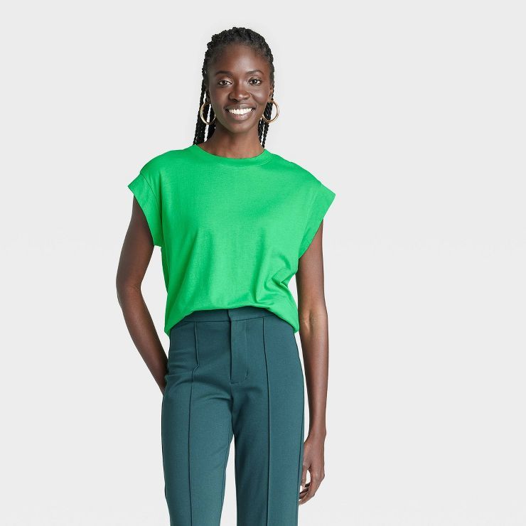 Women's Extended Shoulder T-Shirt - A New Day™ | Target