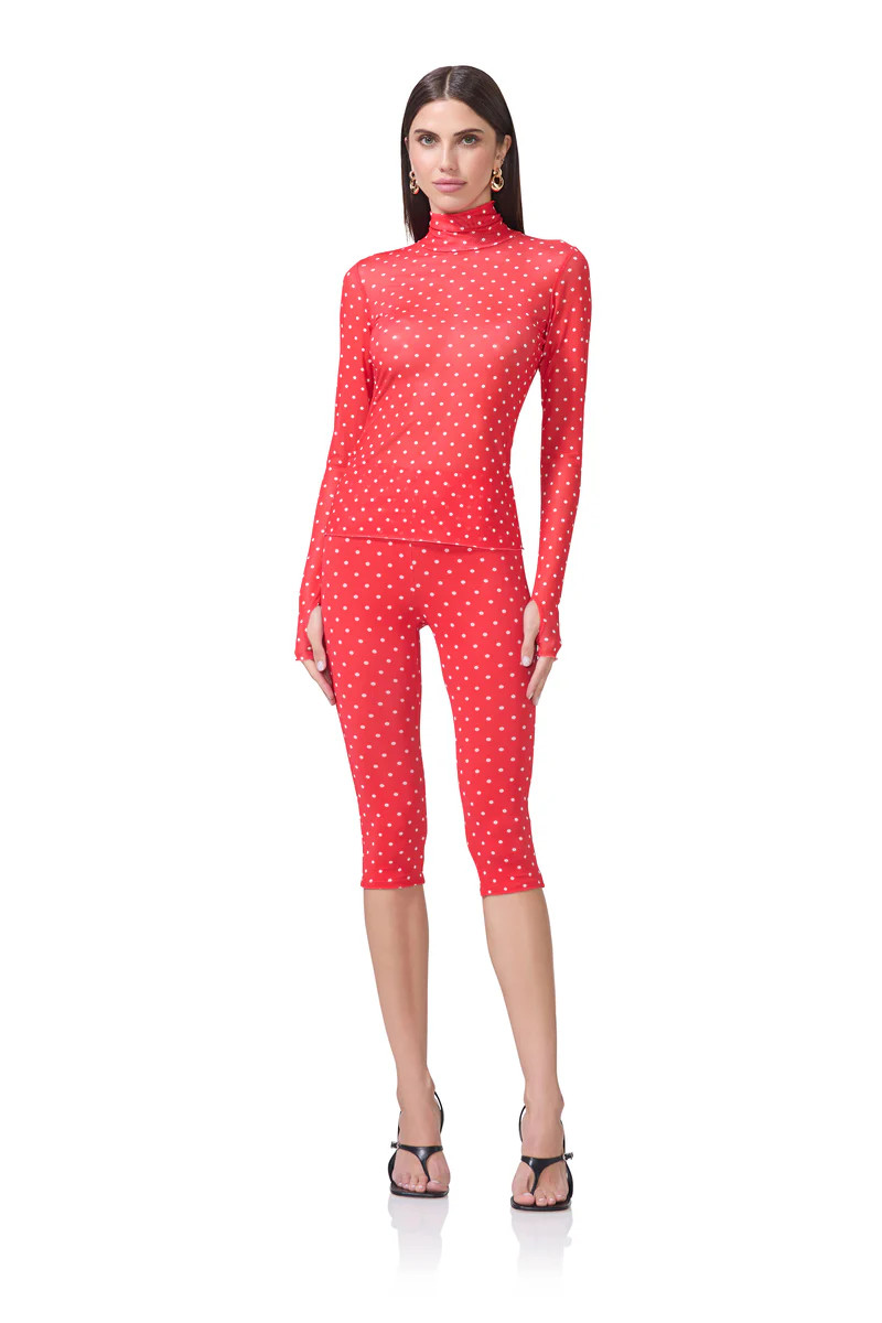 Zadie Top - Risky Micro Dot | ShopAFRM