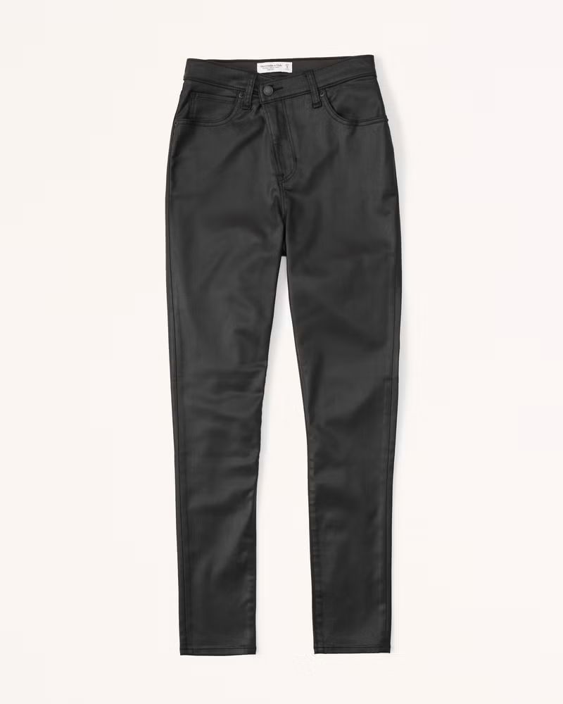 Women's Curve Love High Rise Super Skinny Ankle Jean | Women's Bottoms | Abercrombie.com | Abercrombie & Fitch (UK)