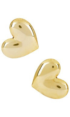 Jennifer Behr Hart Earrings in Gold from Revolve.com | Revolve Clothing (Global)