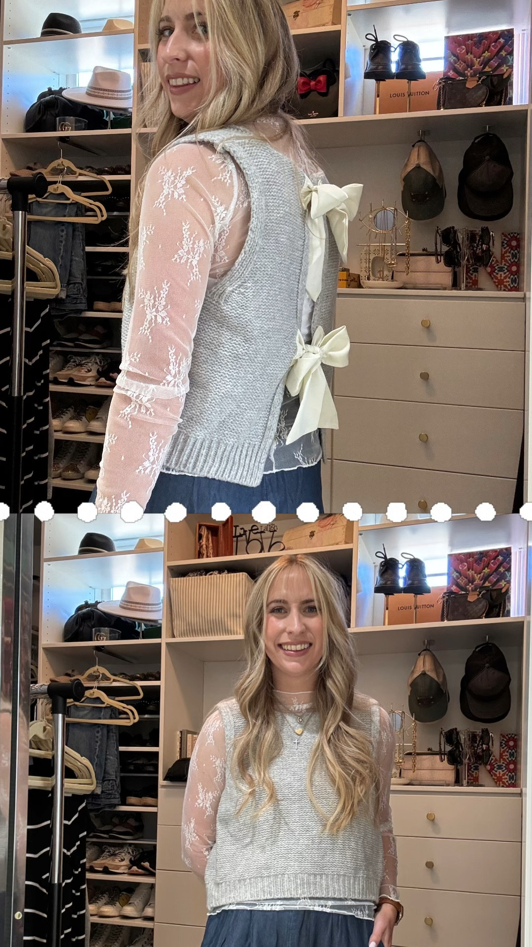 Lace undershirt and vest  

#LTKStyleTip #LTKFindsUnder50 #LTKSaleAlert