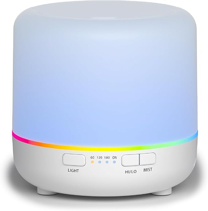 Aroma Diffusers 200ml Colorful Essential Oil Diffuser with Adjustable Mist Mode,Auto Off Aroma Di... | Amazon (US)