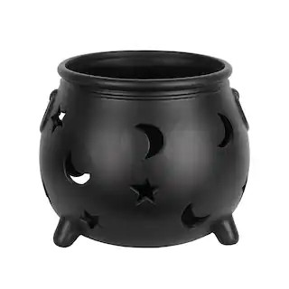 10.75" Black Moon & Stars Cauldron Ceramic Candle Holder by Ashland® | Michaels | Michaels Stores