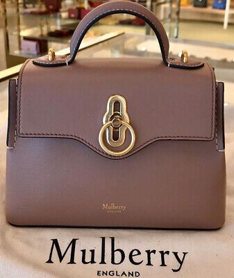 Genuine Mulberry  Seaton Satchel Handbag Dark Blush Micro BNWT W Receipt SoldOut | eBay UK