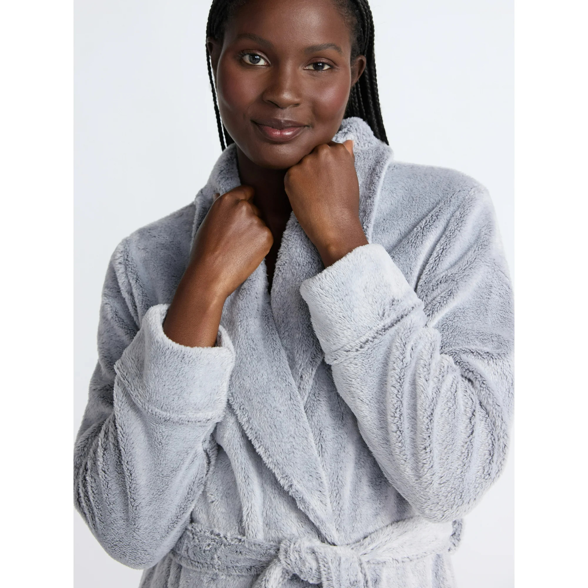 Joyspun Women's Plush Robe, Sizes S-3X | Walmart (US)