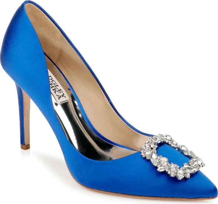 Badgley Mischka Collection Cher Crystal Embellished Pump (Women) | Nordstrom Rack