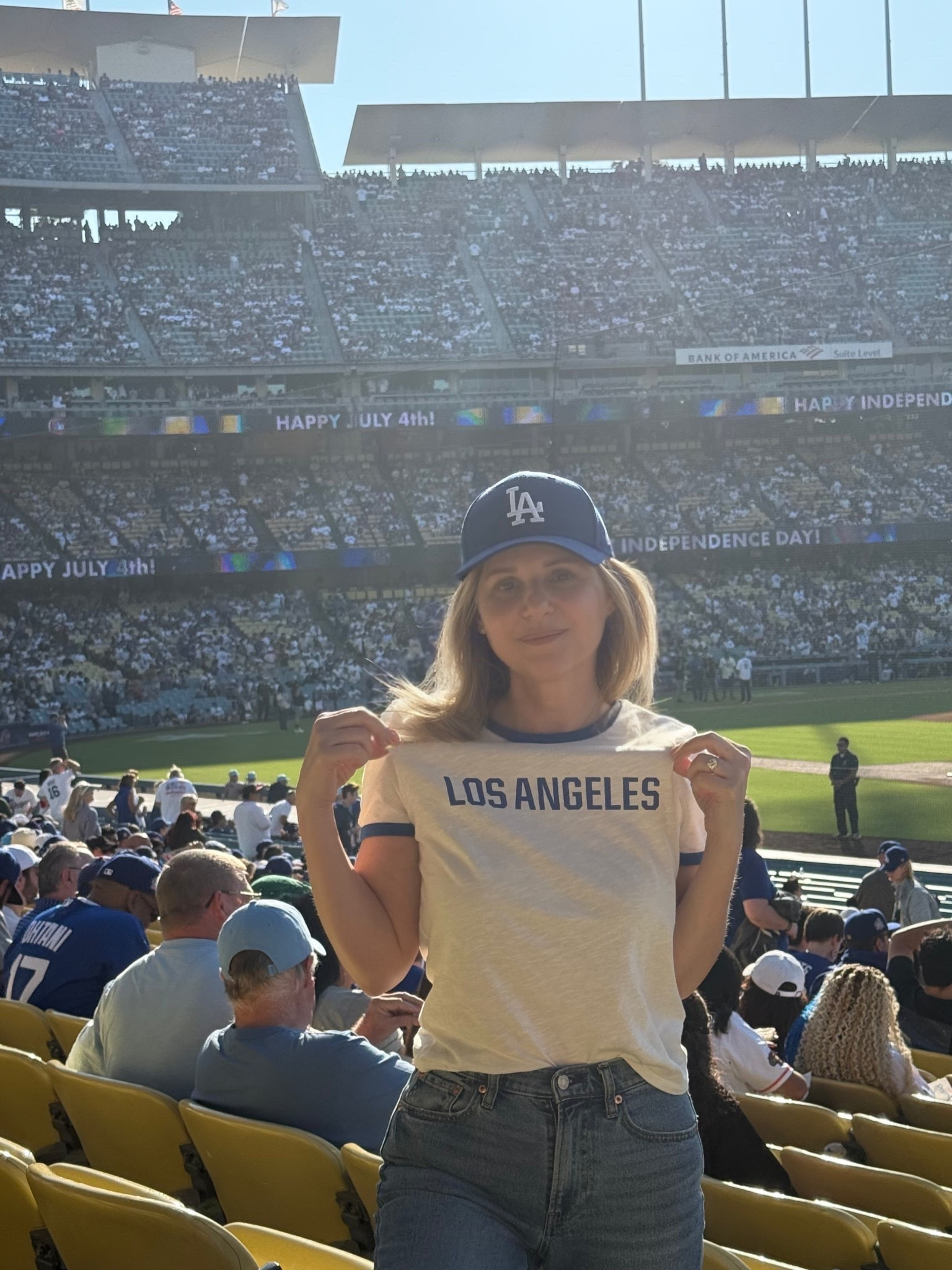 4th of July last year in LA at Dodger Stadium 🧢

#LTKdayinmylife #LTKootd #LTKSeasonal
