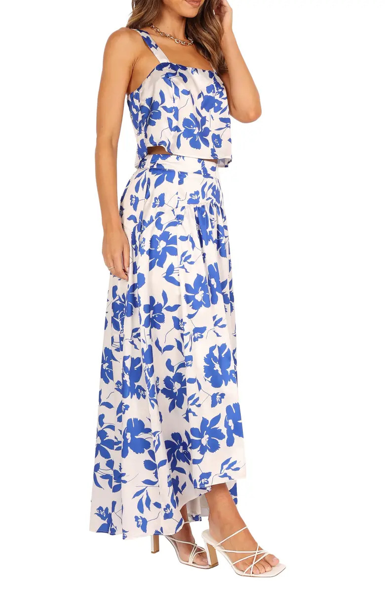 Lulu Floral Print Two-Piece High-Low Dress | Nordstrom