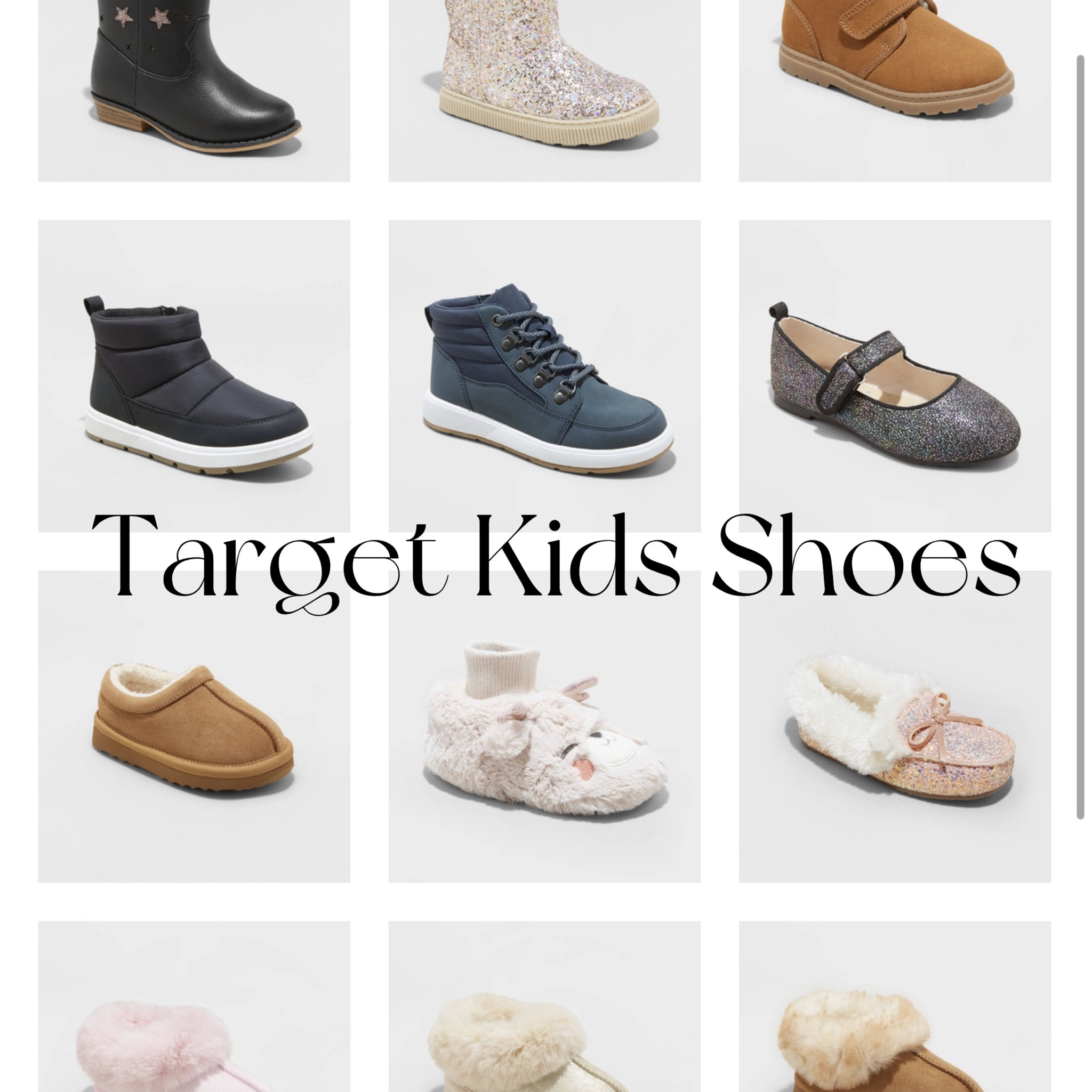 Target store girls shoes