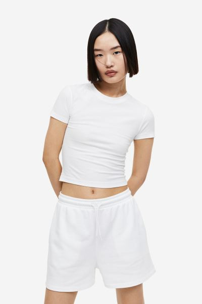 2-pack Crop T-shirts | H&M (US + CA)