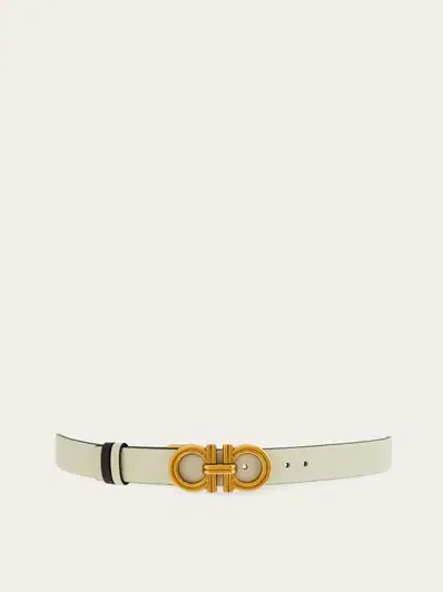 Reversible and adjustable Gancini belt | Ferragamo