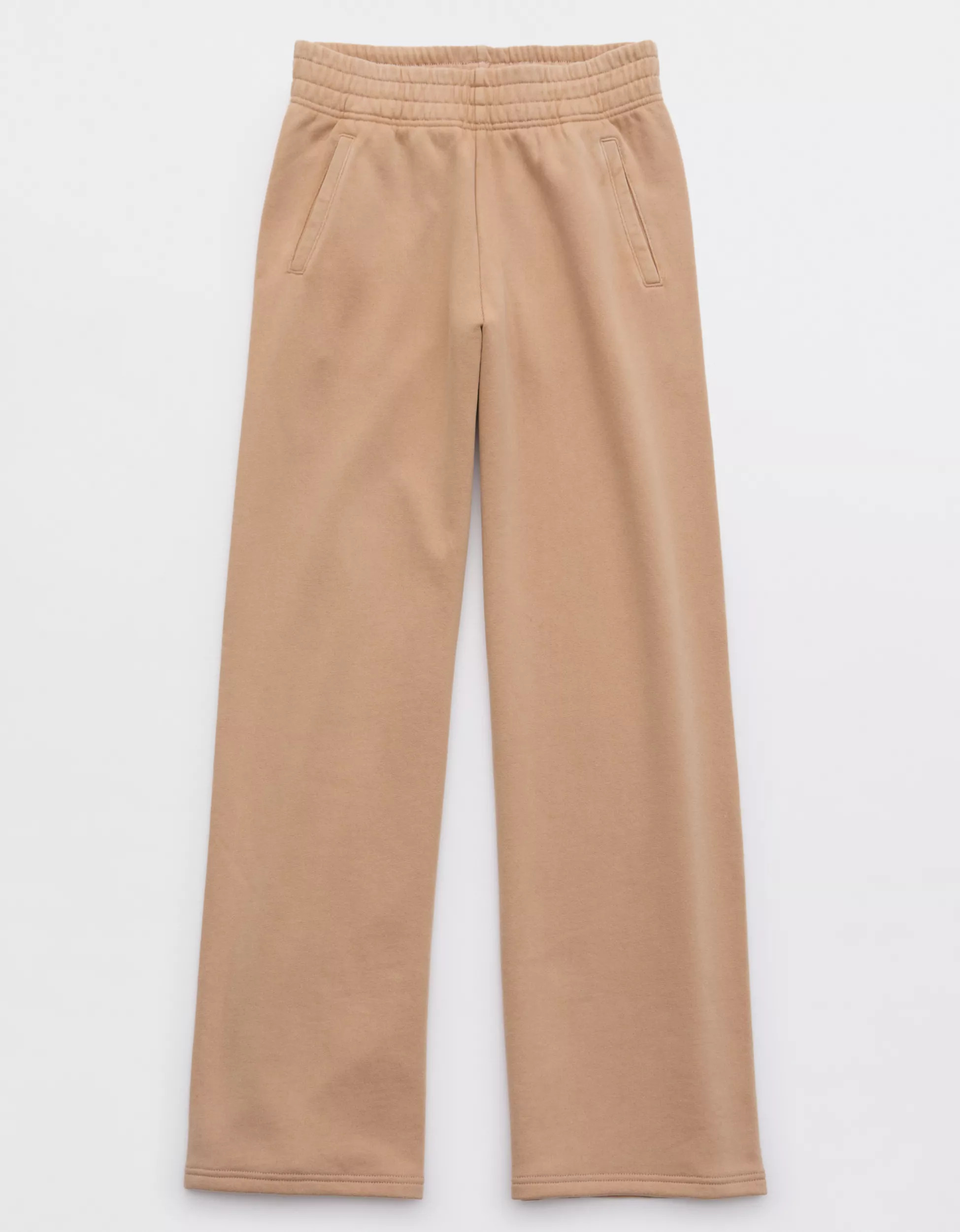 OFFLINE By Aerie Throw-Back Fleece Wide Leg Pant | Aerie