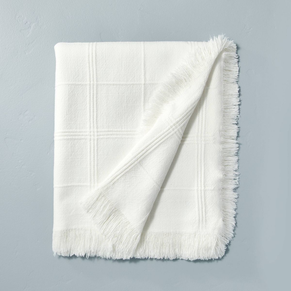 Textured Grid Lines Dobby Throw Blanket - Hearth & Hand™ with Magnolia | Target