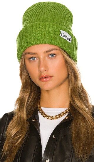 Knit Beanie in Flash Green | Revolve Clothing (Global)