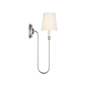 Vendome LED Wall Sconce Polished Nickel | Lighting Design