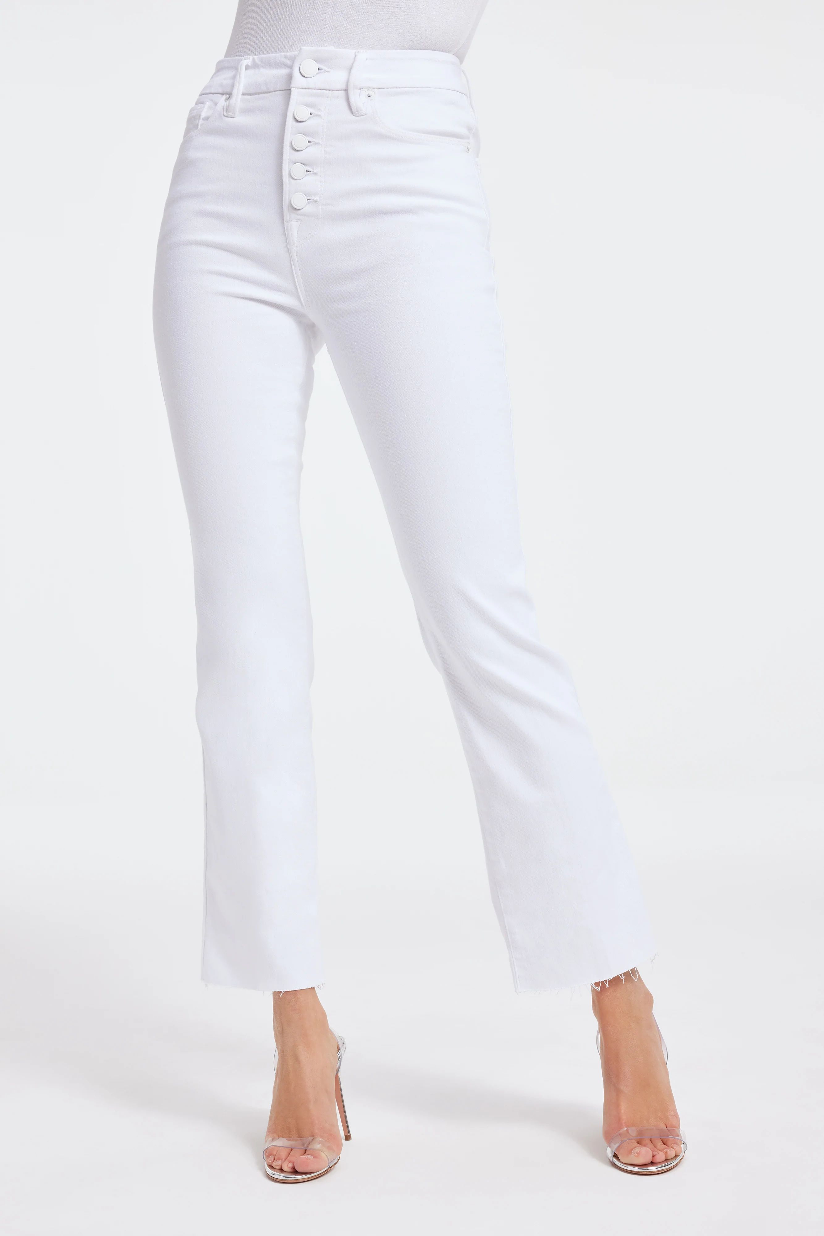 GOOD CURVE STRAIGHT JEANS | WHITE001 | Good American