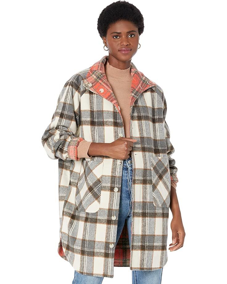 Blank NYC Reversible Plaid Coat in Table Talk | Zappos