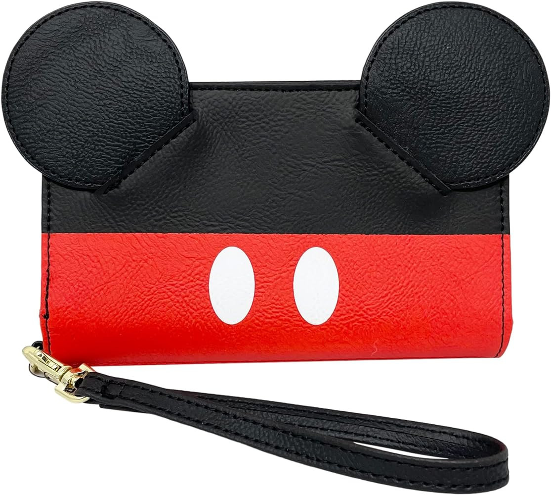 Loungefly Disney Mickey Mouse Cosplay Character Zip Around Tech Wallet | Amazon (US)