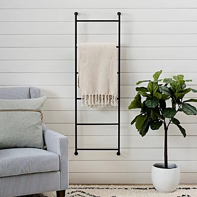 Black Metal Wall Ladder | Kirkland's Home