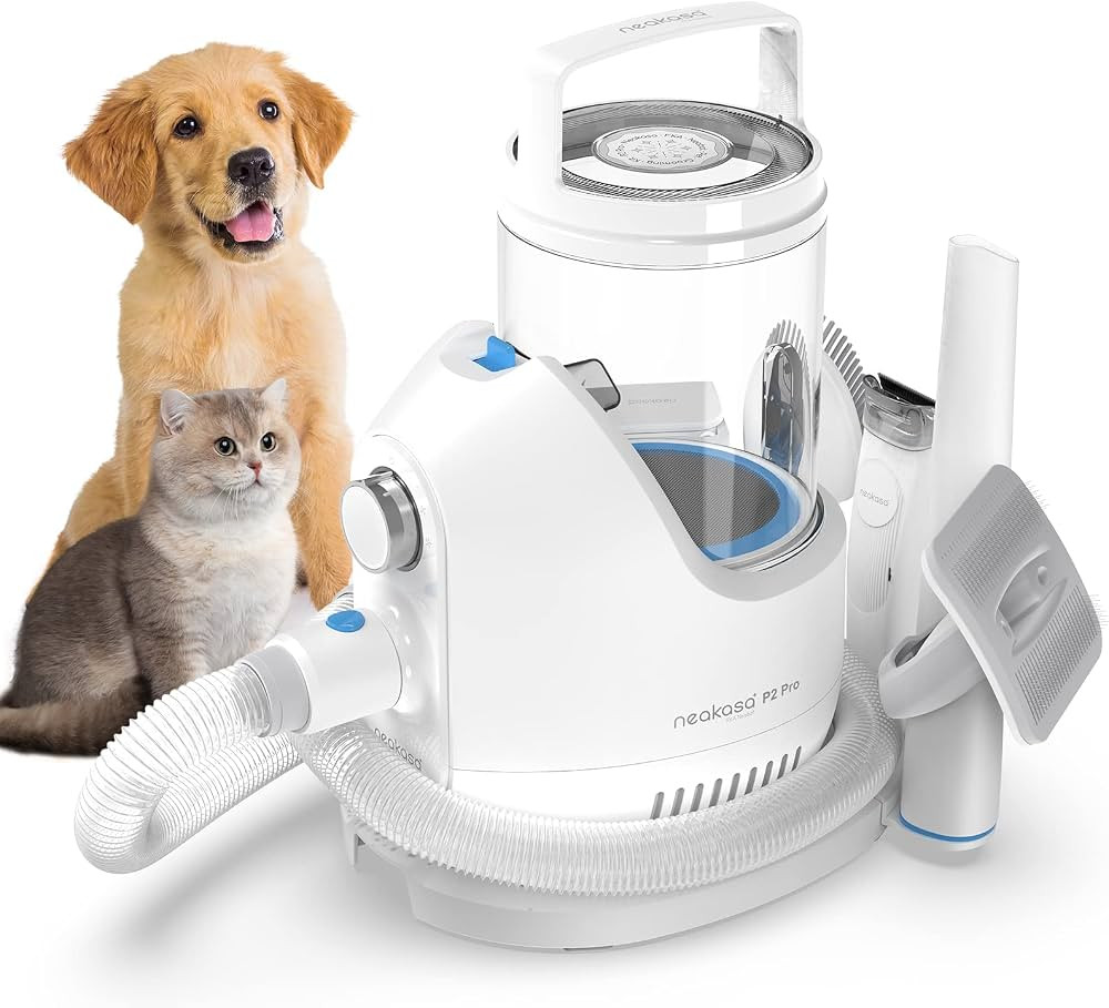 Neakasa P2 Pro Dog Grooming Kit, Dog Clippers Vacuum Suction 99% Hair, Pet Grooming with 5 Proven... | Amazon (US)