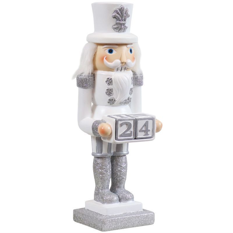 Sunnydaze Small Christmas Countdown Nutcracker Soldier Statue - Polyresin Construction Tabletop F... | Target