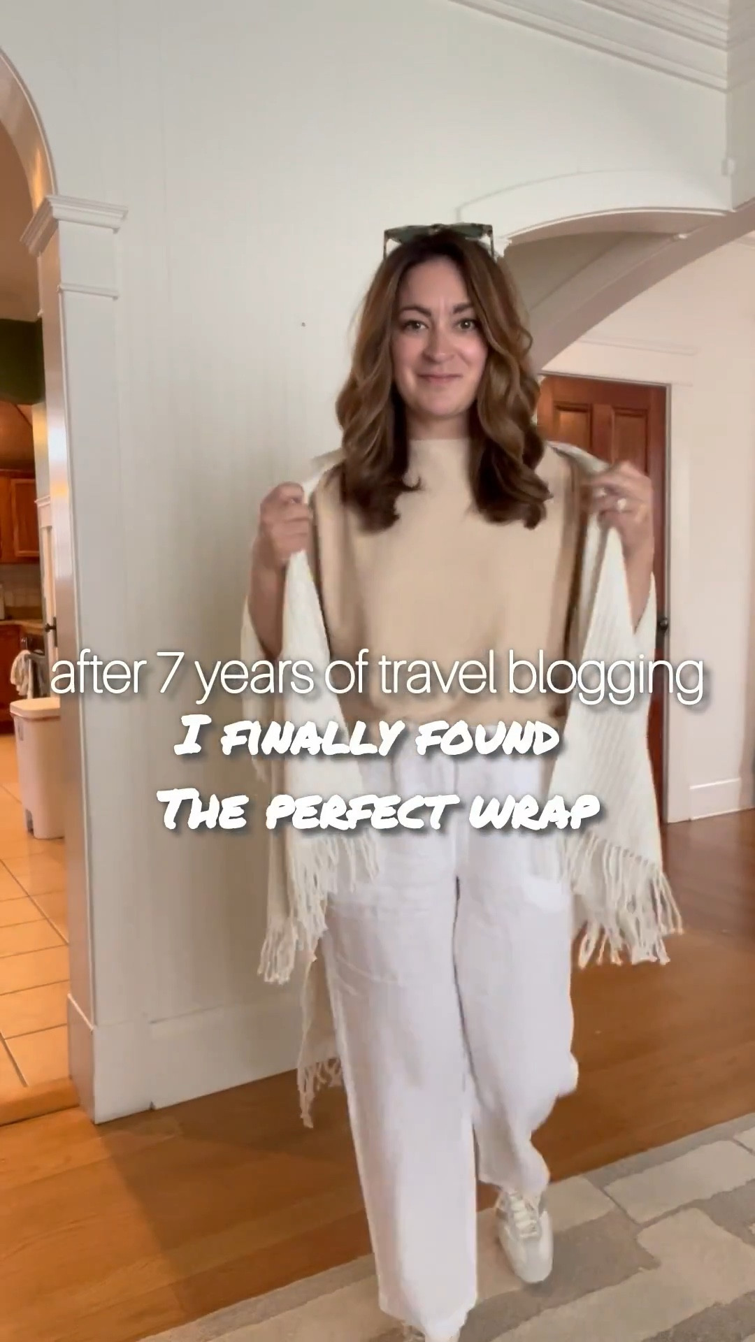 Mersea sent me the most beautiful travel wrap- I can’t believe I waited this long to try their classic travel wrap! Perfect for long flight, dinner outside, or a chilly stroll 😍

#LTKTravel