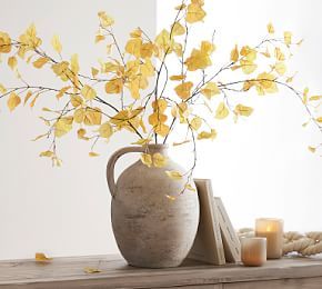 Faux Autumn Aspen Tree Branch | Pottery Barn CA