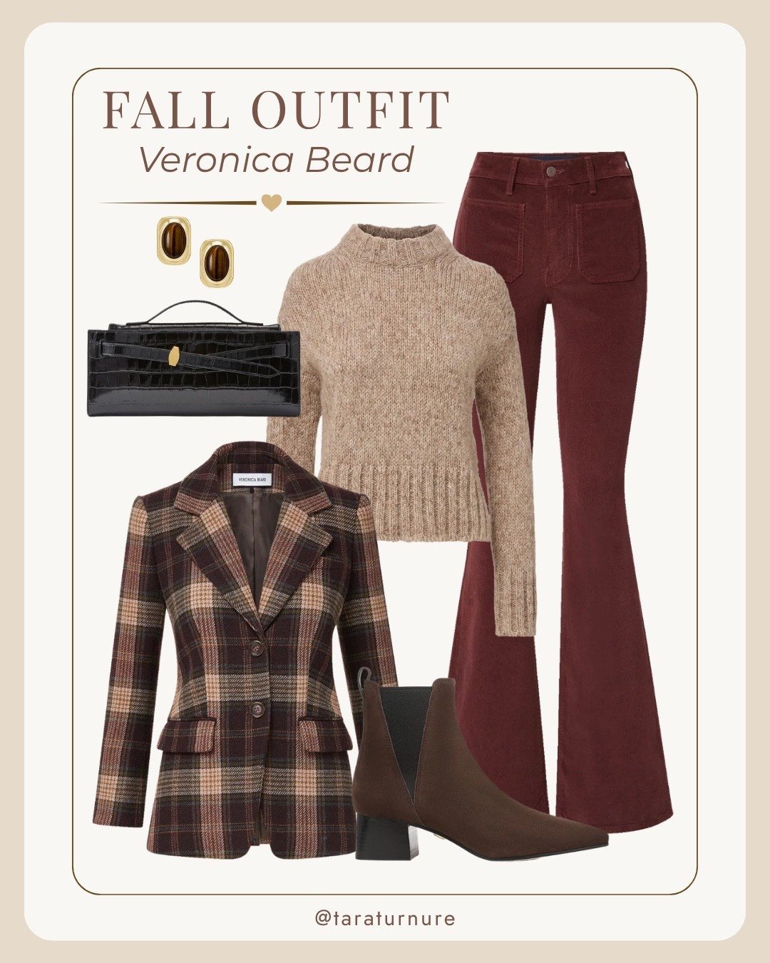 Fall layers done right. 🤎 Cozy knits, plaid and rich burgundy for an easy polished look.

Veronica Beard, fall outfit, fall outfit ideas, burgundy pants, burgundy jeans, plaid blazer, fall blazer, neutral sweater, fall sweater, Chelsea boots, fall boots, women’s fall fashion, fall layers, polished casual outfit, burgundy outfit, autumn style

#LTKootd #LTKSeasonal #LTKOver40