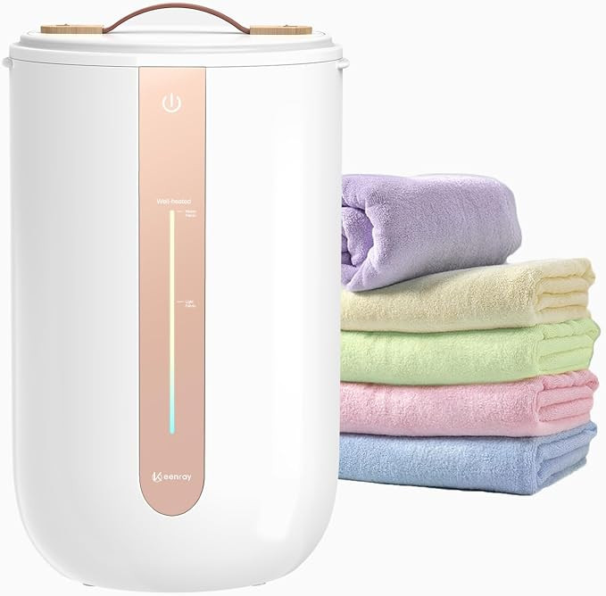 Keenray Towel Warmer for Bathroom, Towel Warmer Bucket with Heating Progress Bar, Child Lock, Fra... | Amazon (US)