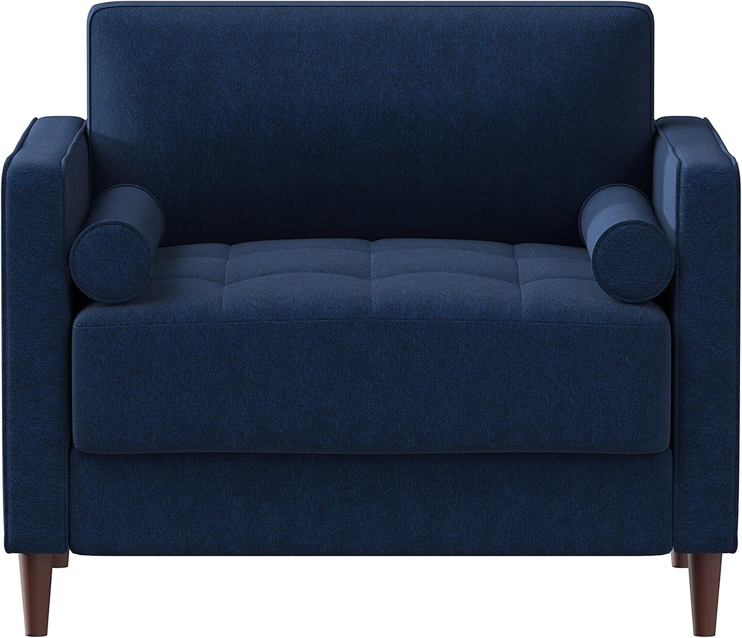 Lifestyle Solutions Lexington Armchair, 39.8" W x 31.1" D x 33.5" H, Navy Blue | Amazon (US)