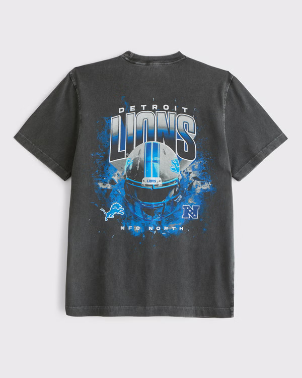 Detroit Lions Graphic Tee | Abercrombie & Fitch (US)