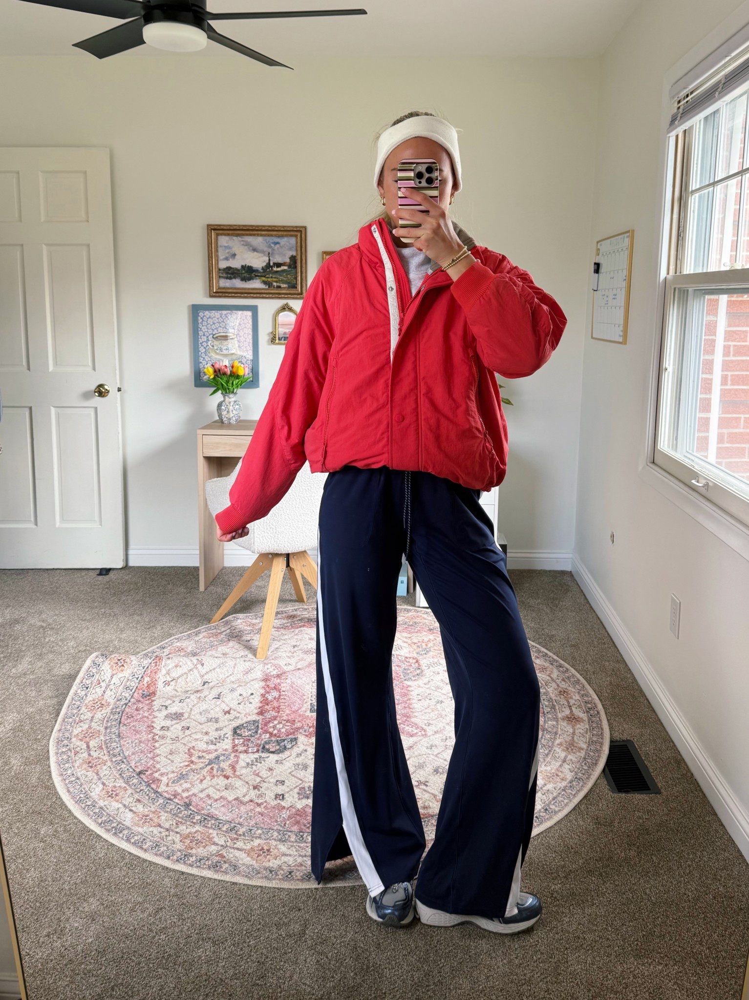 Today’s walk outfit 🍉🫐 medium in the jacket, small in the mockneck, small long in the pants 

#LTKActive #LTKootd