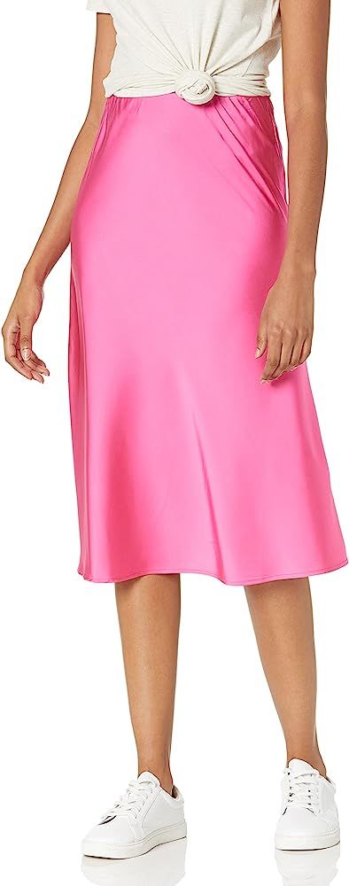 Amazon.com: The Drop Women's Maya Silky Slip Skirt, Hot Pink, M : Clothing, Shoes & Jewelry | Amazon (US)